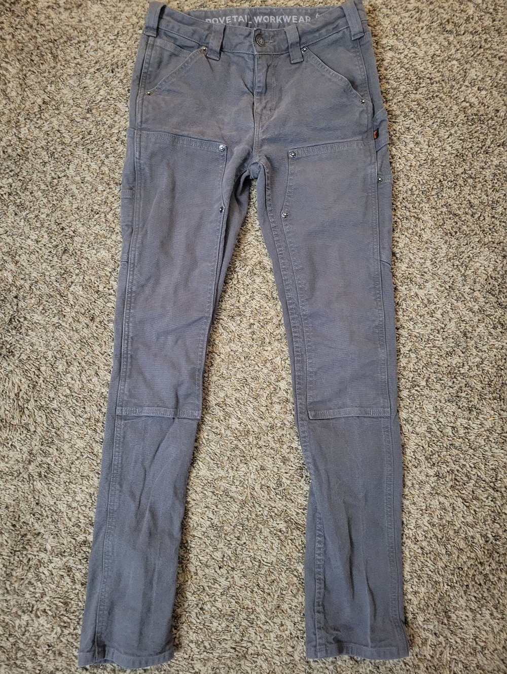 Womens Dovetail Workwear Gray Pants